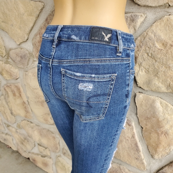 AMERICAN EAGLE | Hi-Rise Jeggings AEO Denim X - Picture 6 of 11